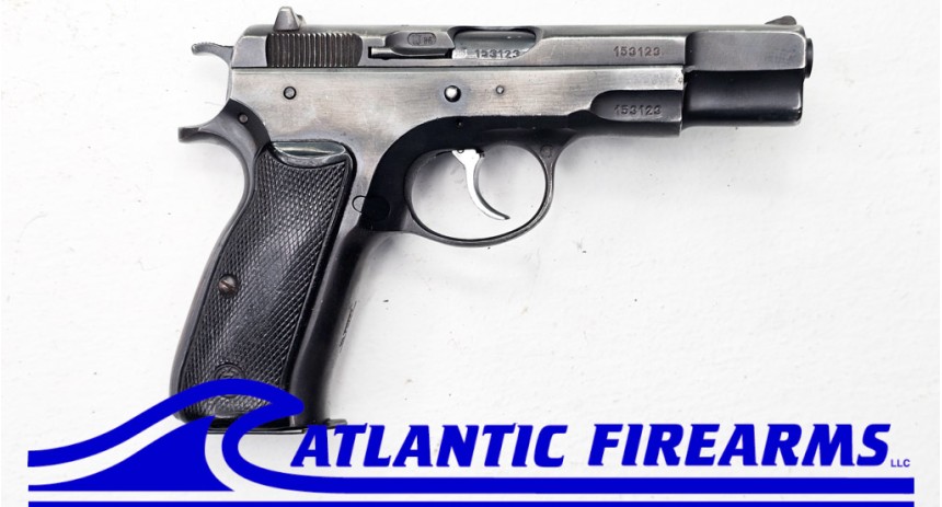 CZ 75 Pre B Satin Finish-Black Grip