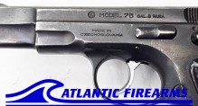CZ 75 Pre B Satin Finish-Black Grip