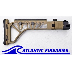 AK/AKM Folding Skeleton Buttstock - GPN - Cerakote Coyote