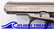 Czech CZ 83 Pistol Nickel Finish - Good