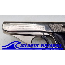Mauser HSc 7.65mm Pistol- Nickel- German WWII Marked C&R - Auction