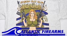 Atlantic Firearms Big Guns T-Shirt - Ash Grey