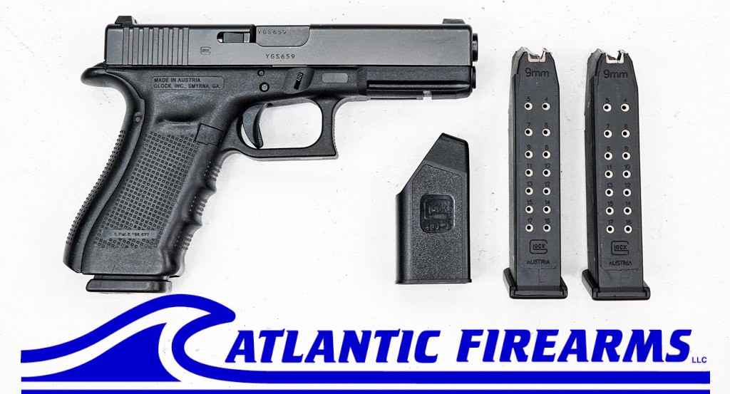 Glock 17 Pistol GEN4 Law Enforcement Trade In-Beavertail Backstrap