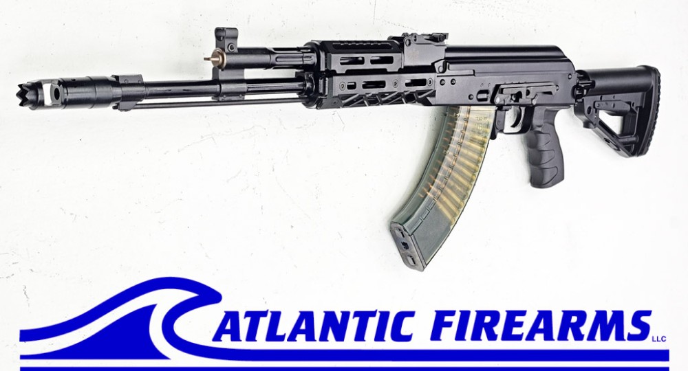 AK12 Style Muzzle Brake- 14x1LH - AtlanticFirearms.com