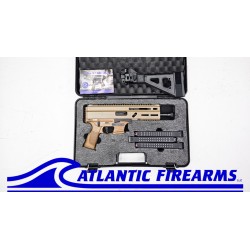 Grand Power Stribog SP9A3G Pistol W/ Brace- FDE