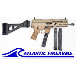 Grand Power Stribog SP9A3G Pistol W/ Brace- FDE