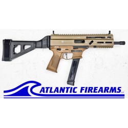 Grand Power Stribog SP9A3G Pistol W/ Brace- FDE
