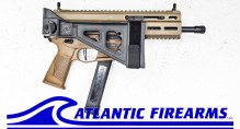 Grand Power Stribog SP9A3G Pistol W/ Brace- FDE