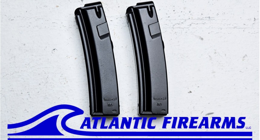 15 Round MP5 Mag Steel-2 Pack Mora Arms