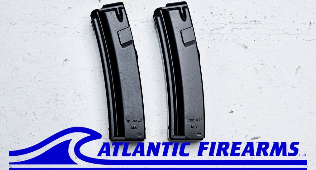 15 Round MP5 Mag Steel-2 Pack Mora Arms