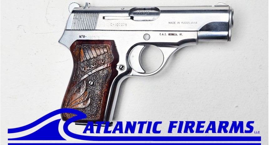 Zastava M70 Pistol-Chrome Wood Grip - Auction