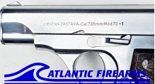 Zastava M70 Pistol-Chrome Wood Grip - Auction