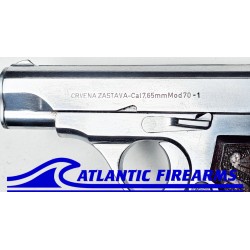 Zastava M70 Pistol-Chrome Wood Grip - Auction