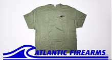 Atlantic Firearms Skulls T-Shirt - Military Green