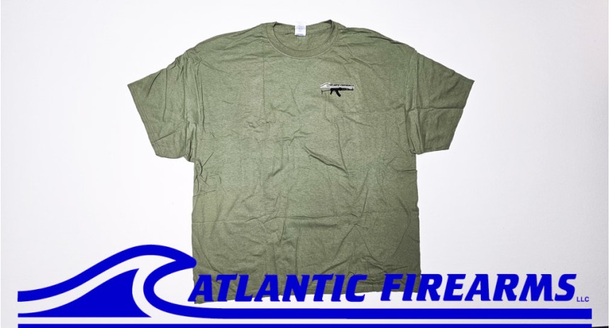 Atlantic Firearms Skulls T-Shirt - Military Green