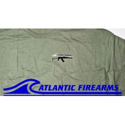 Atlantic Firearms Skulls T-Shirt - Military Green