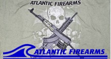 Atlantic Firearms Skulls T-Shirt - Military Green