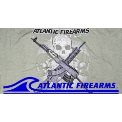 Atlantic Firearms Skulls T-Shirt - Military Green