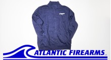 Atlantic Firearms Wave Logo Full-Zip Collar Sweatshirt - True Navy