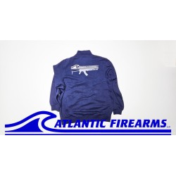 Atlantic Firearms Wave Logo Full-Zip Collar Sweatshirt - True Navy