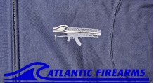 Atlantic Firearms Wave Logo Full-Zip Hooded Sweatshirt - True Navy