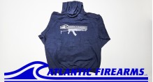 Atlantic Firearms Wave Logo Hooded Sweatshirt - True Navy