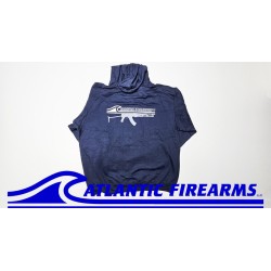 Atlantic Firearms Wave Logo Hooded Sweatshirt - True Navy