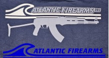 Atlantic Firearms Wave Logo Hooded Sweatshirt - True Navy