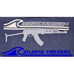 Atlantic Firearms Wave Logo Hooded Sweatshirt - True Navy