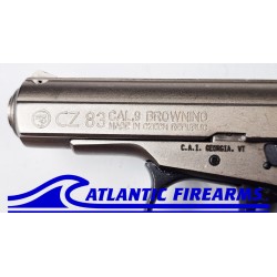 Czech CZ 83 Pistol Nickel Finish - VG- Auction