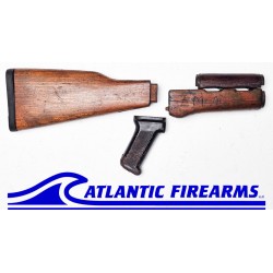 Bulgarian AK-47 Milled Trench Art Wood Stock Set 1 - Auction