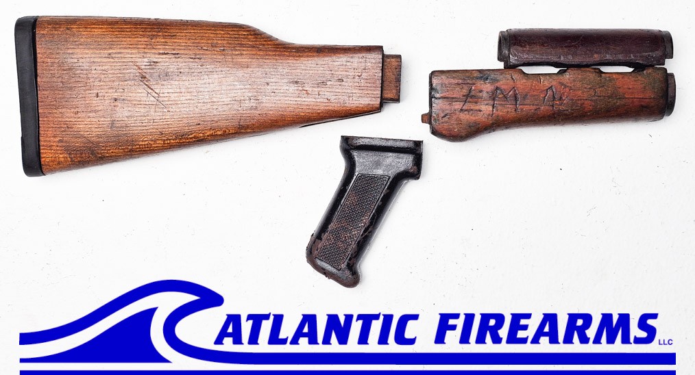 Bulgarian AK-47 Milled Trench Art Wood Stock Set 1 - Auction