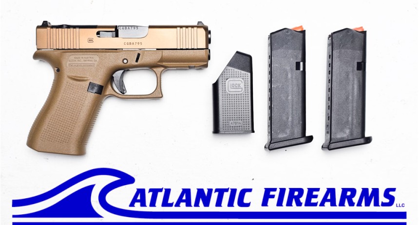 GLOCK 43X MOS Coyote 9MM - Exclusive