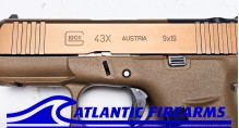 GLOCK 43X MOS Coyote 9MM - Exclusive