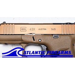 GLOCK 43X MOS Coyote 9MM - Exclusive