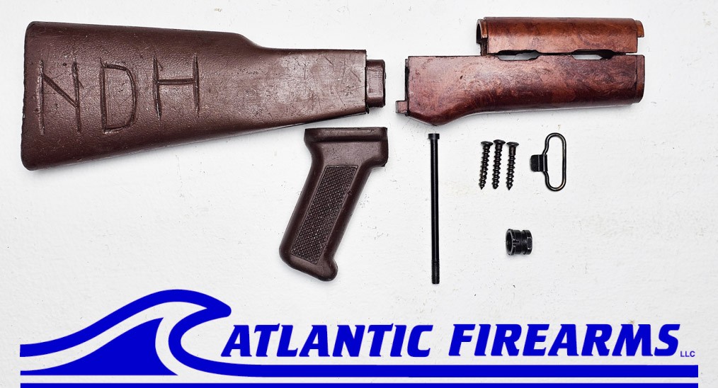Bulgarian AK47 Milled Trench Art Stock Set NDH - Auction
