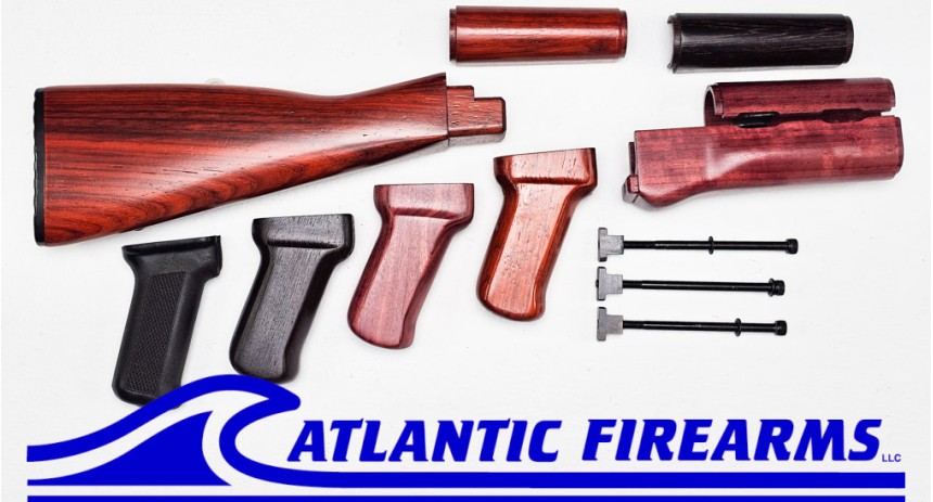 Blem AK-47/ AKM Furniture Stock Set Lot - Auction