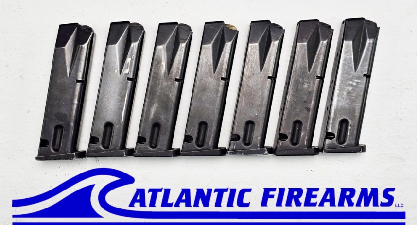 Italian Factory Beretta 92S/ 92F 15RD 9mm Para Magazines - 7 pack - Auction