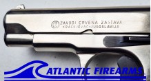 Zastava M88A Nickel Finish-Black Grip