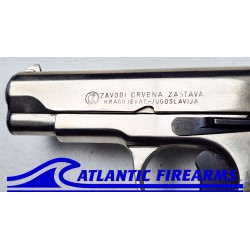 Zastava M88A Nickel Finish-Black Grip