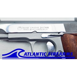 Zastava M88 9mm Silver/Chrome-Wood Grip