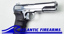 Zastava M57 Polished W/Crest & Black Rubber Grip