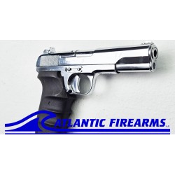 Zastava M57 Polished W/Crest & Black Rubber Grip