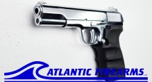 Zastava M57 Polished W/Crest & Black Rubber Grip