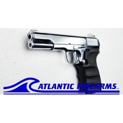 Zastava M57 Polished W/Crest & Black Rubber Grip