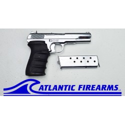 Zastava M57 Polished W/Crest & Black Rubber Grip