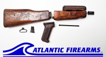 Bulgarian AK-47 Milled Trench Art Wood Stock Set - Auction