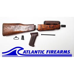 Bulgarian AK-47 Milled Trench Art Wood Stock Set - Auction