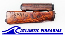 Bulgarian AK-47 Milled Trench Art Wood Stock Set - Auction