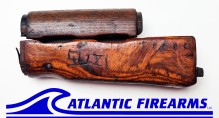 Bulgarian AK-47 Milled Trench Art Wood Stock Set - Auction